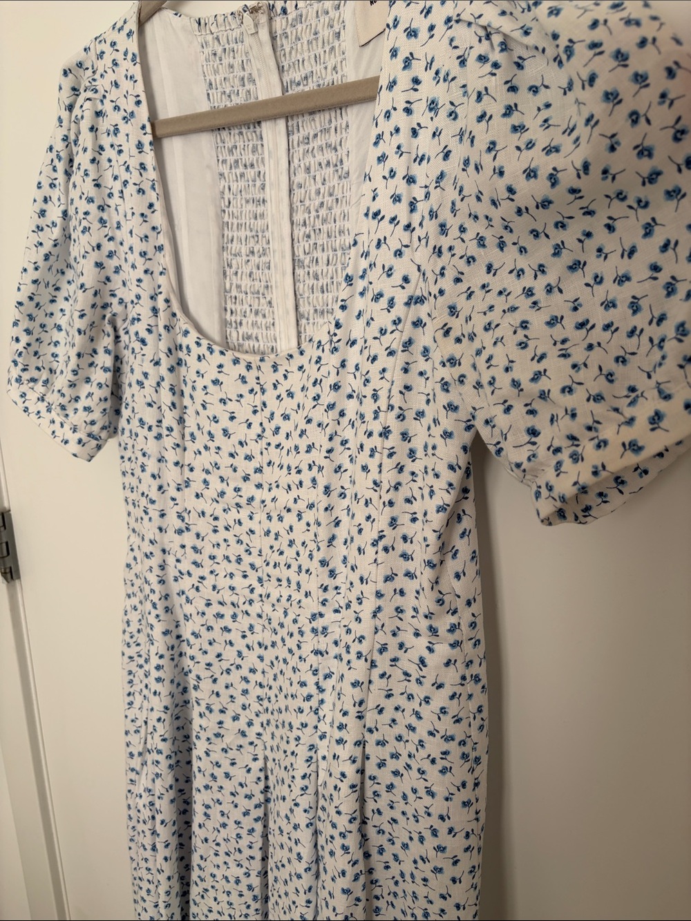 Reformation Floral Scoop-Neck Midi Dress - Picture 9 of 10
